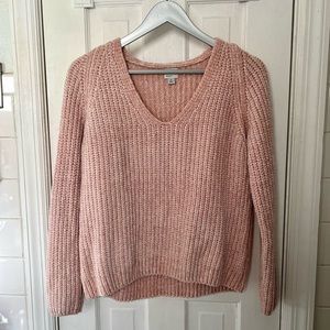 Cozy pink sweater
